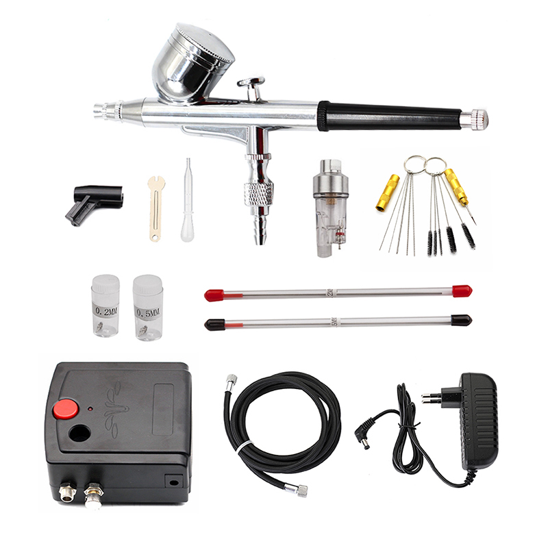 Heat Gun Paint Strip - Touristes-Pistolet pulvérisateur avec compresseur, kit d'aérographe,