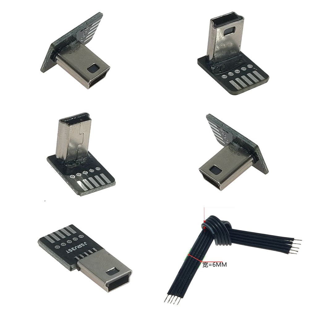 Transmission Jack Adapter - 2 PCS Connecteur mini USB 2.0