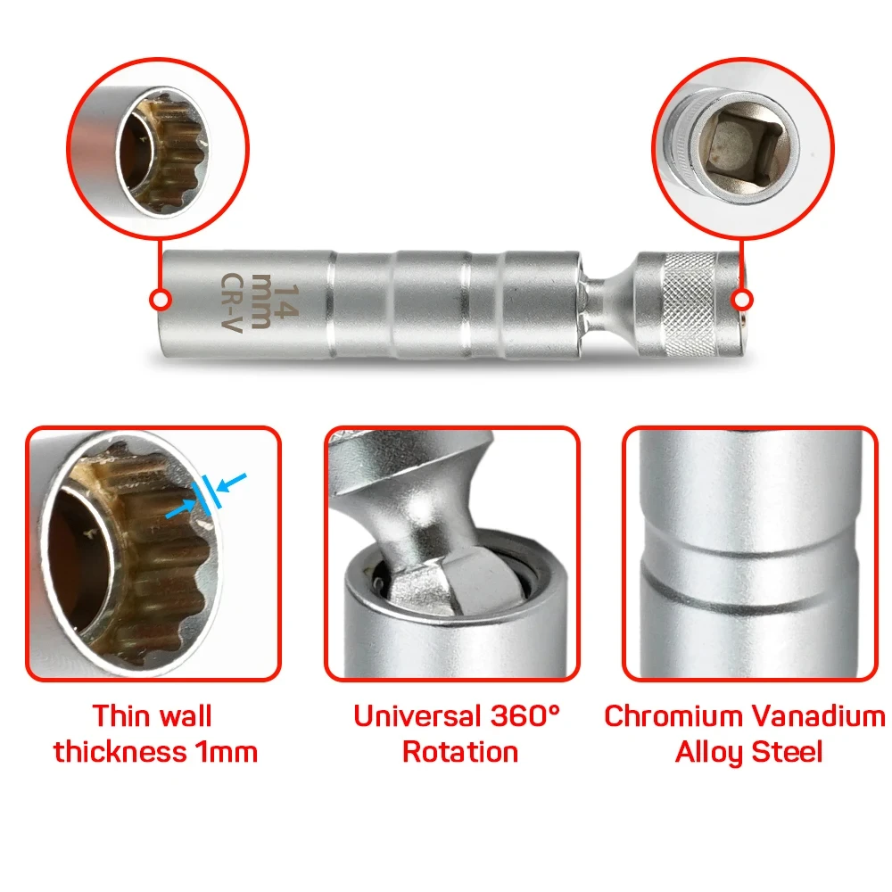 Jeu de douilles magnétiques po - Spark Plug Socket Set avis et prix