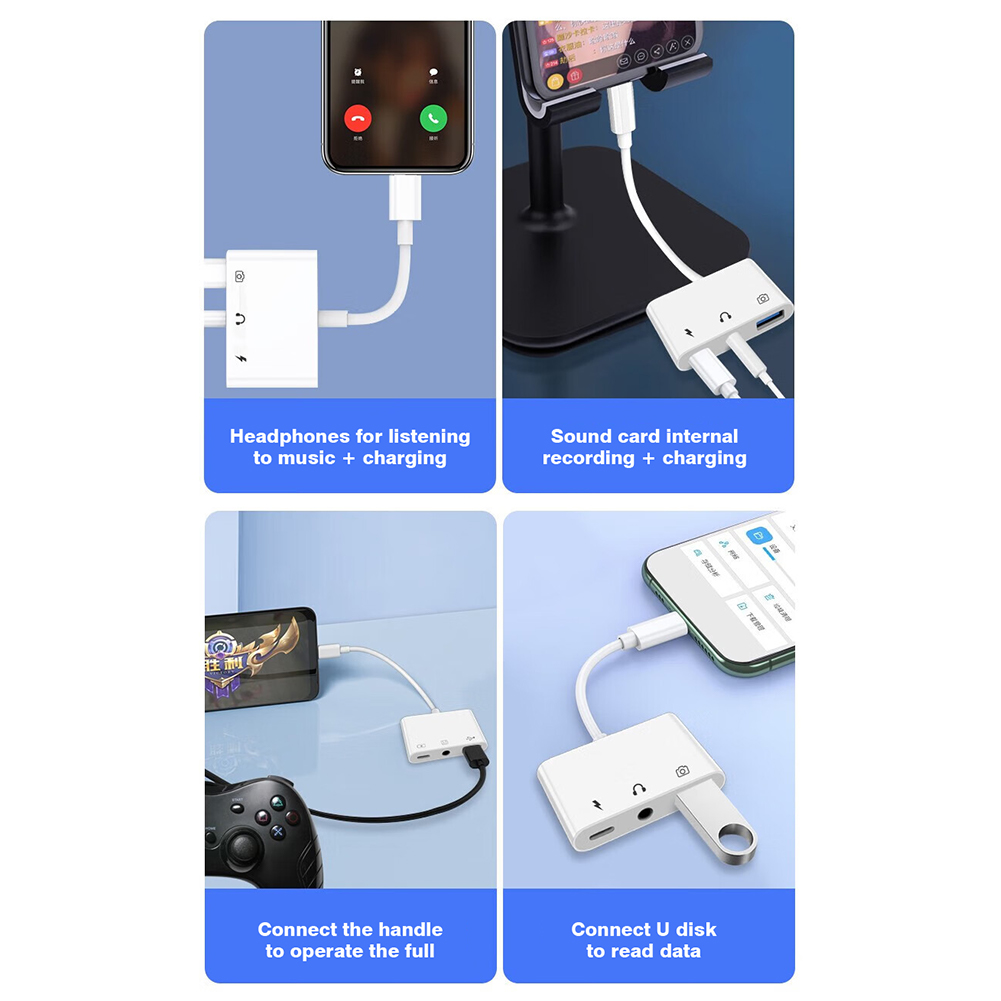 Adaptateur Lightning vers USB  - Transmission Jack Adapter avis et prix