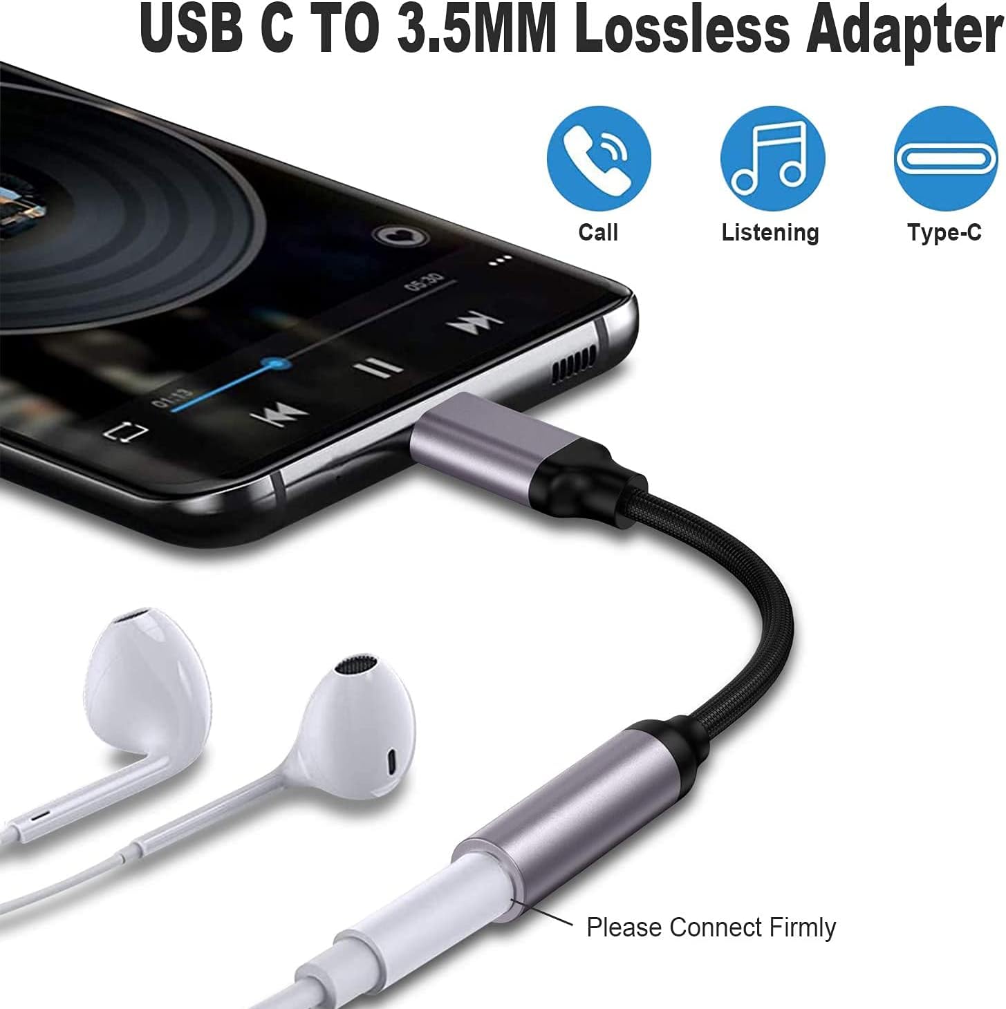 Adaptateur USB Type C vers 3.5 - Transmission Jack Adapter avis et prix
