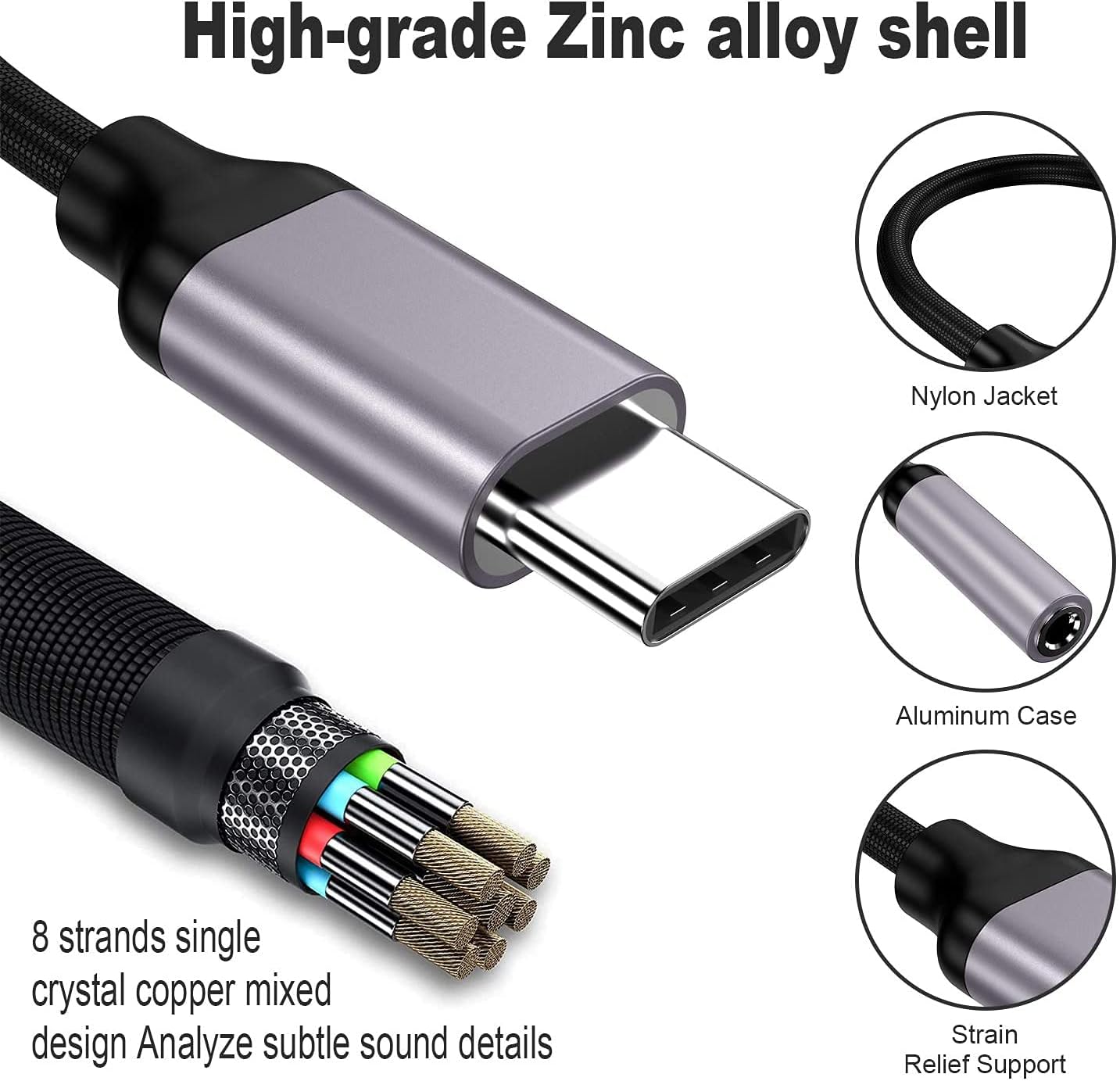 Adaptateur USB Type C vers 3.5 - Transmission Jack Adapter avis et prix